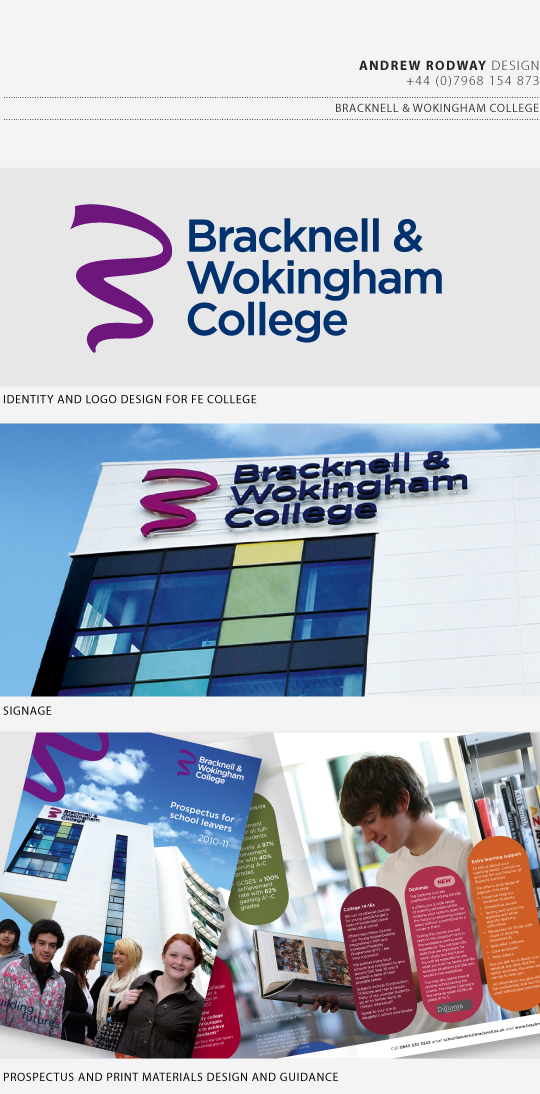 Logo, signage and prospectus design