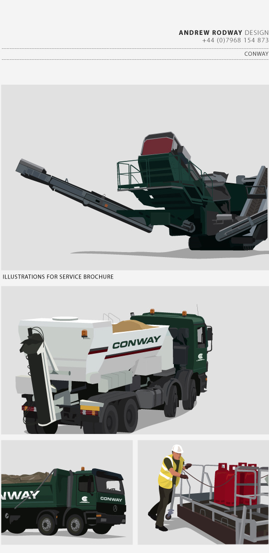 Illustrations for Conway brochures